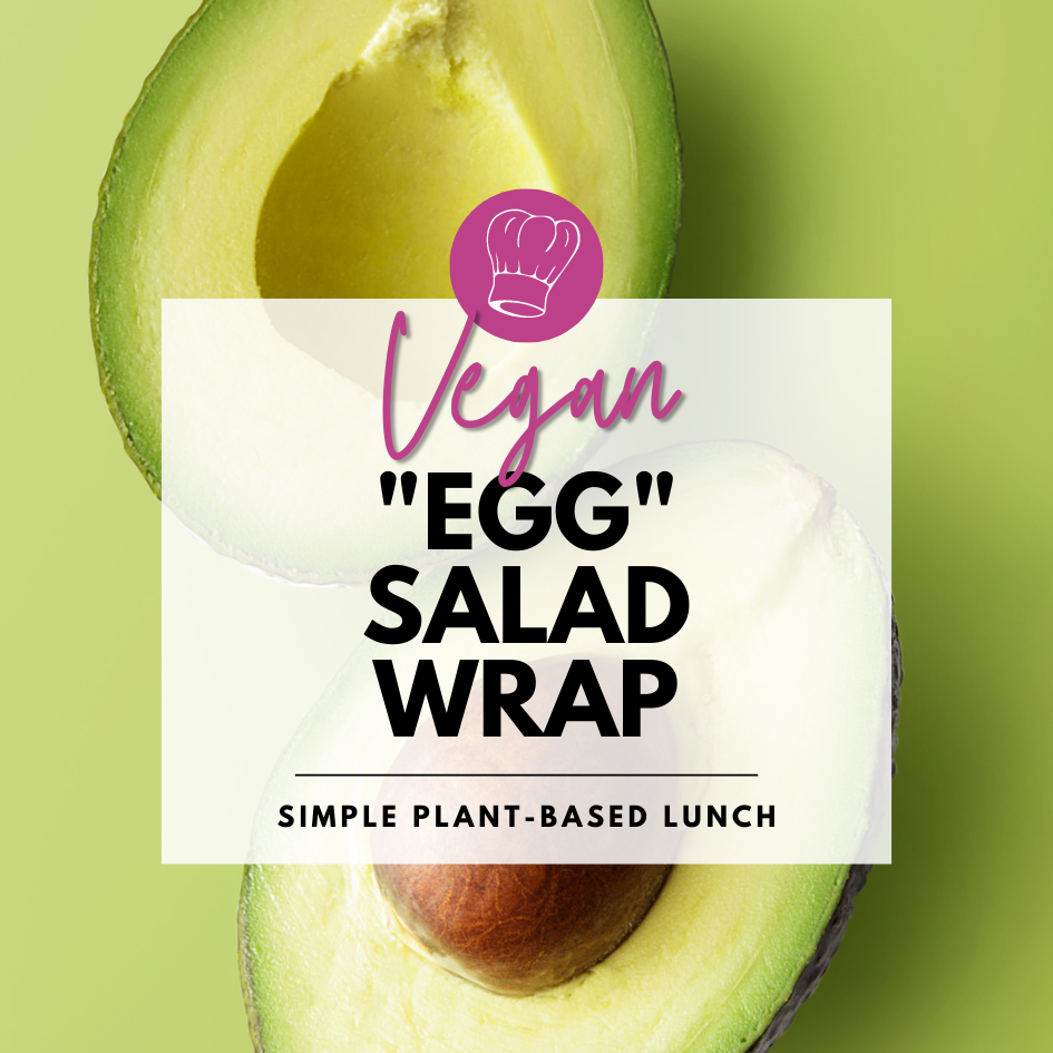 Vegan Chickpea "Egg" Salad Wrap