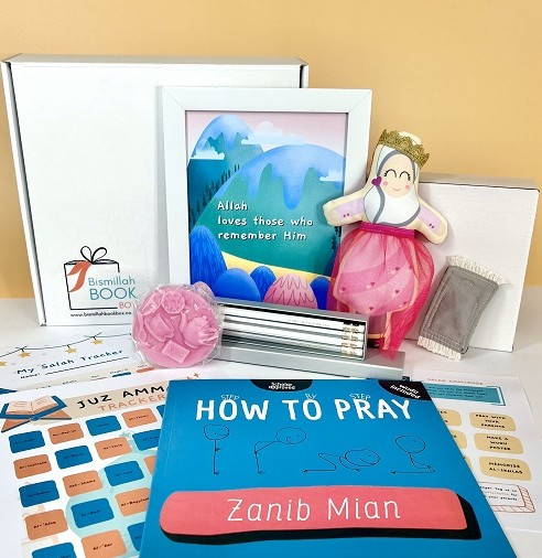 Learn to Pray Box Girl's Set by Bismillah Book Box