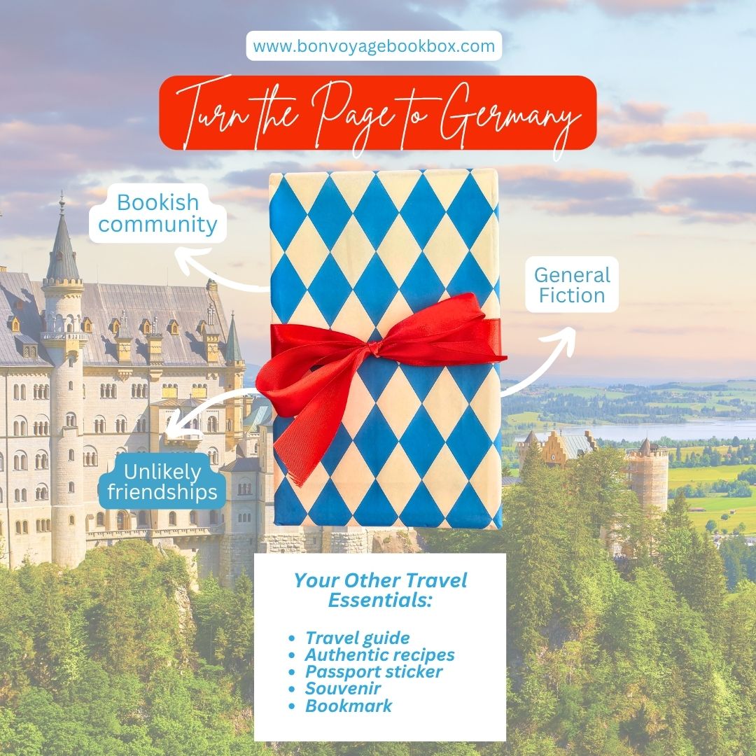 German book is a general fiction that includes a bookish community and unlikely friendships