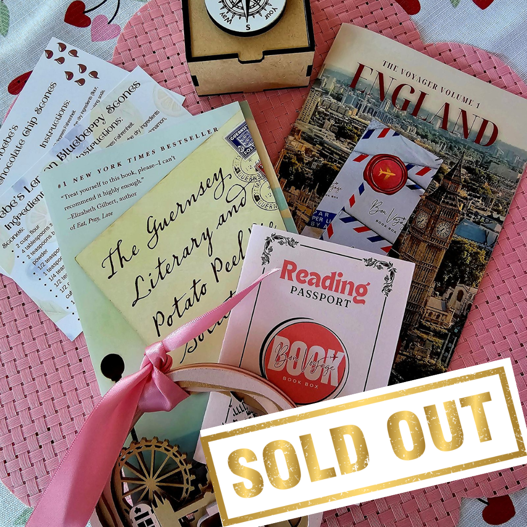 England Travel Book Box