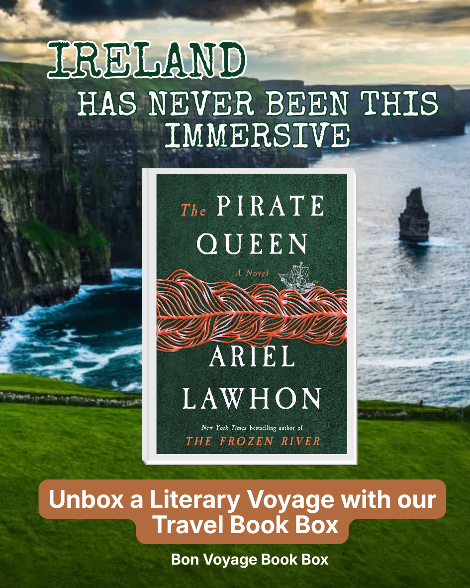 Ireland has never been this immersive. Unbox a literary voyage with our travel book box.