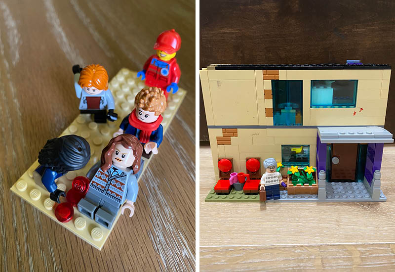 LEGO builds that represent friendship