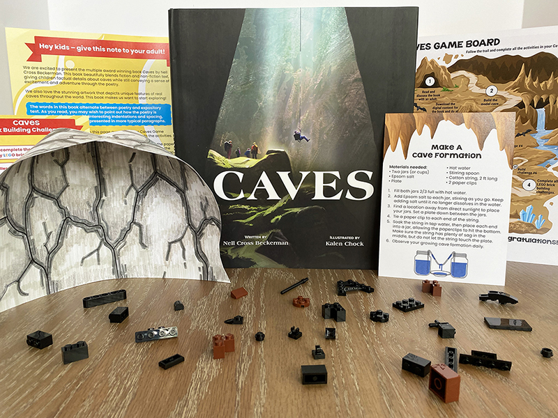 Content for the Caves kit from Brick Based Learning