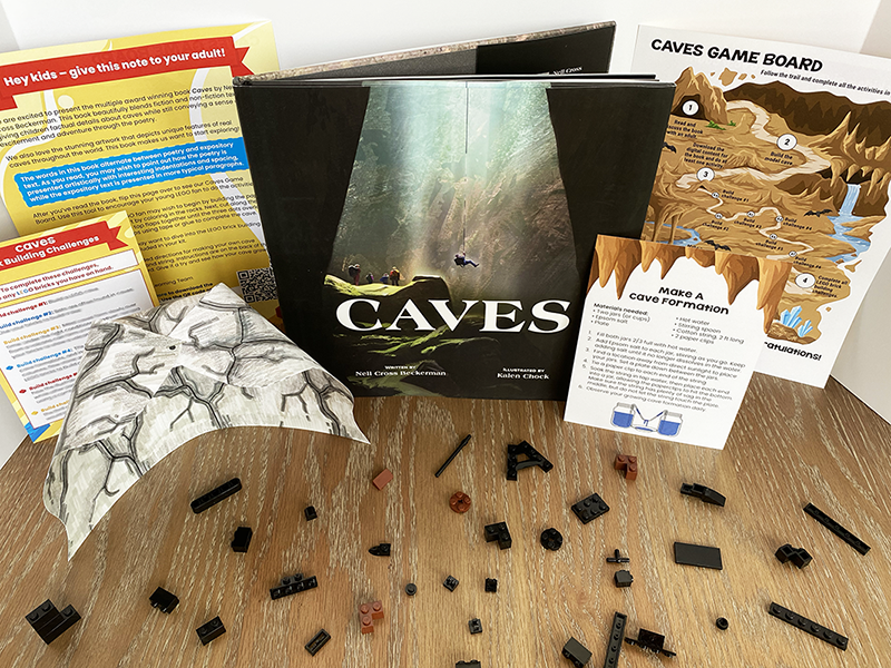 Caves Brick Based Learning kit content