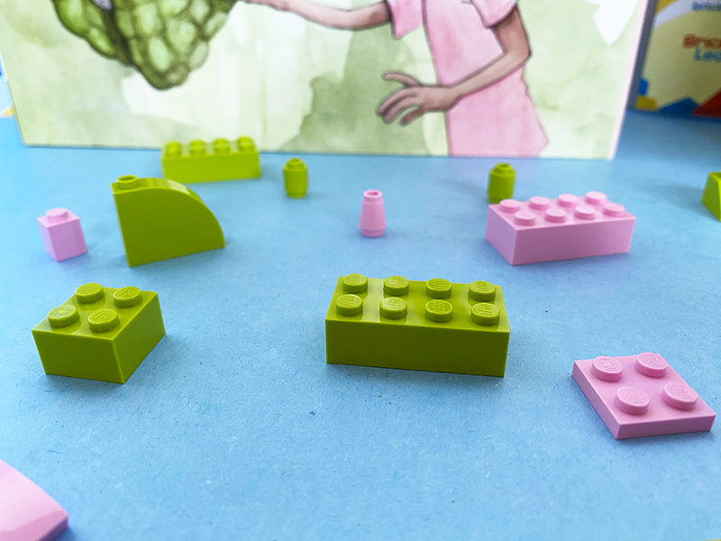 LEGO bricks for Ozzie and Prince Zebedee Brick Based Learning kit