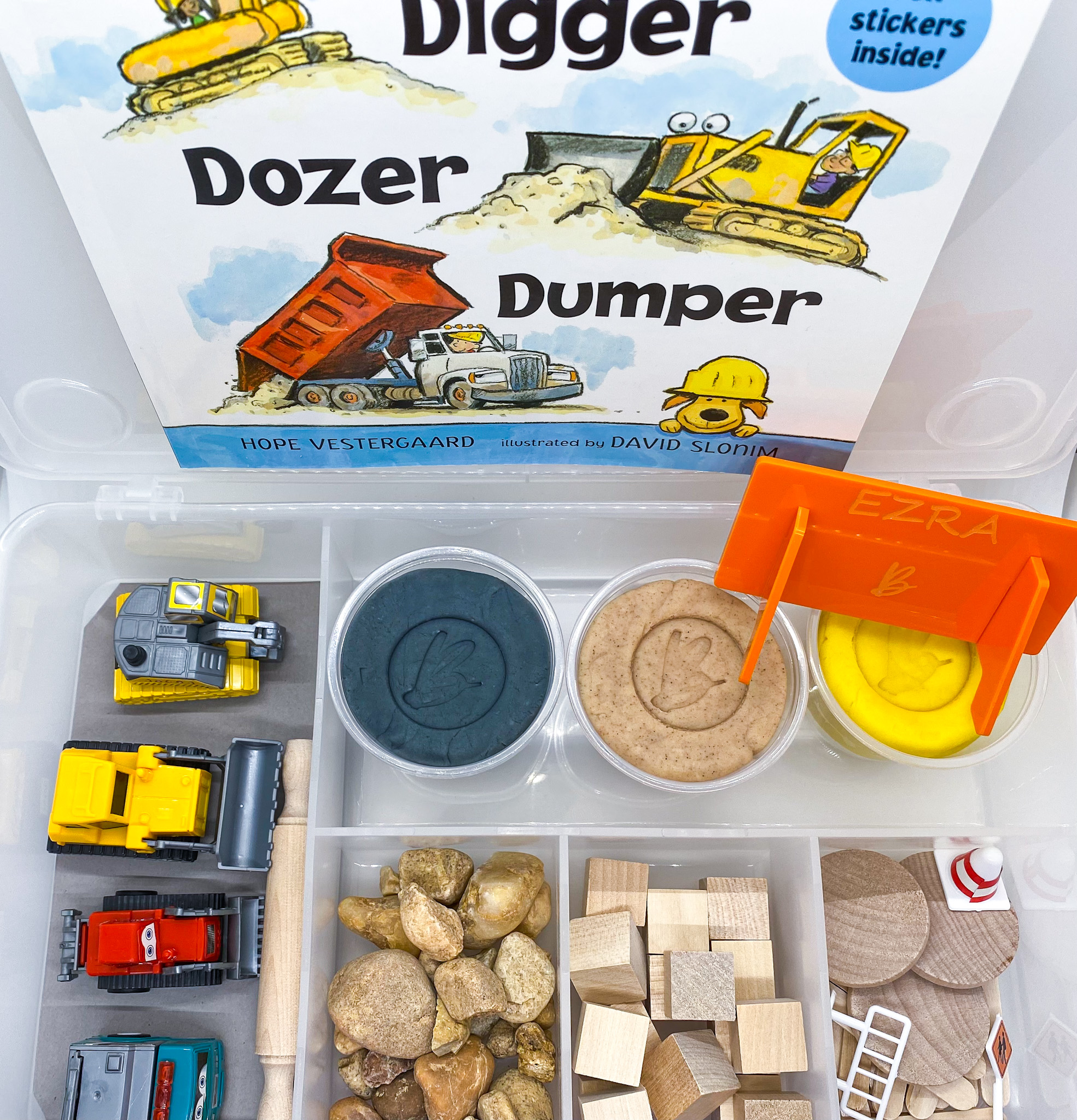 10+ Ways to Play with the Construction Sensory Kit