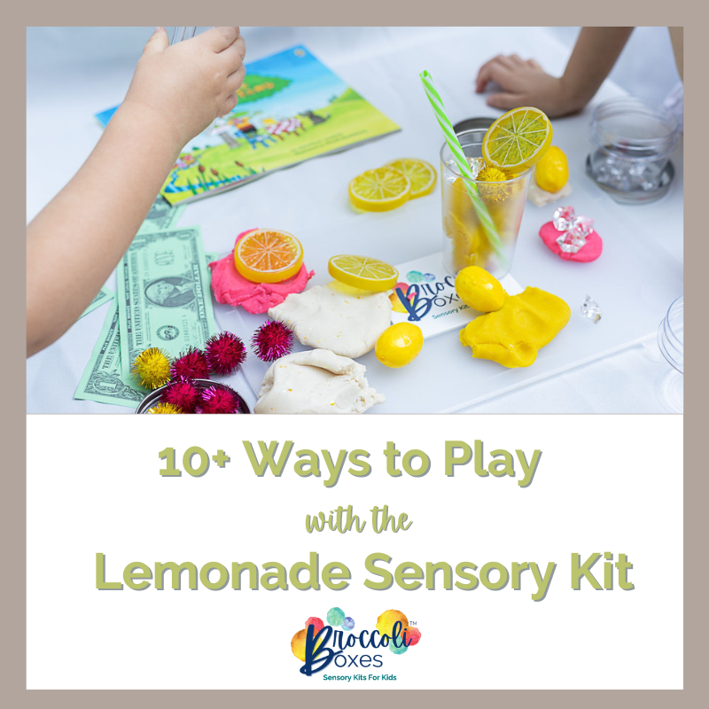 10+ Ways to Play with the Lemonade Sensory Kit