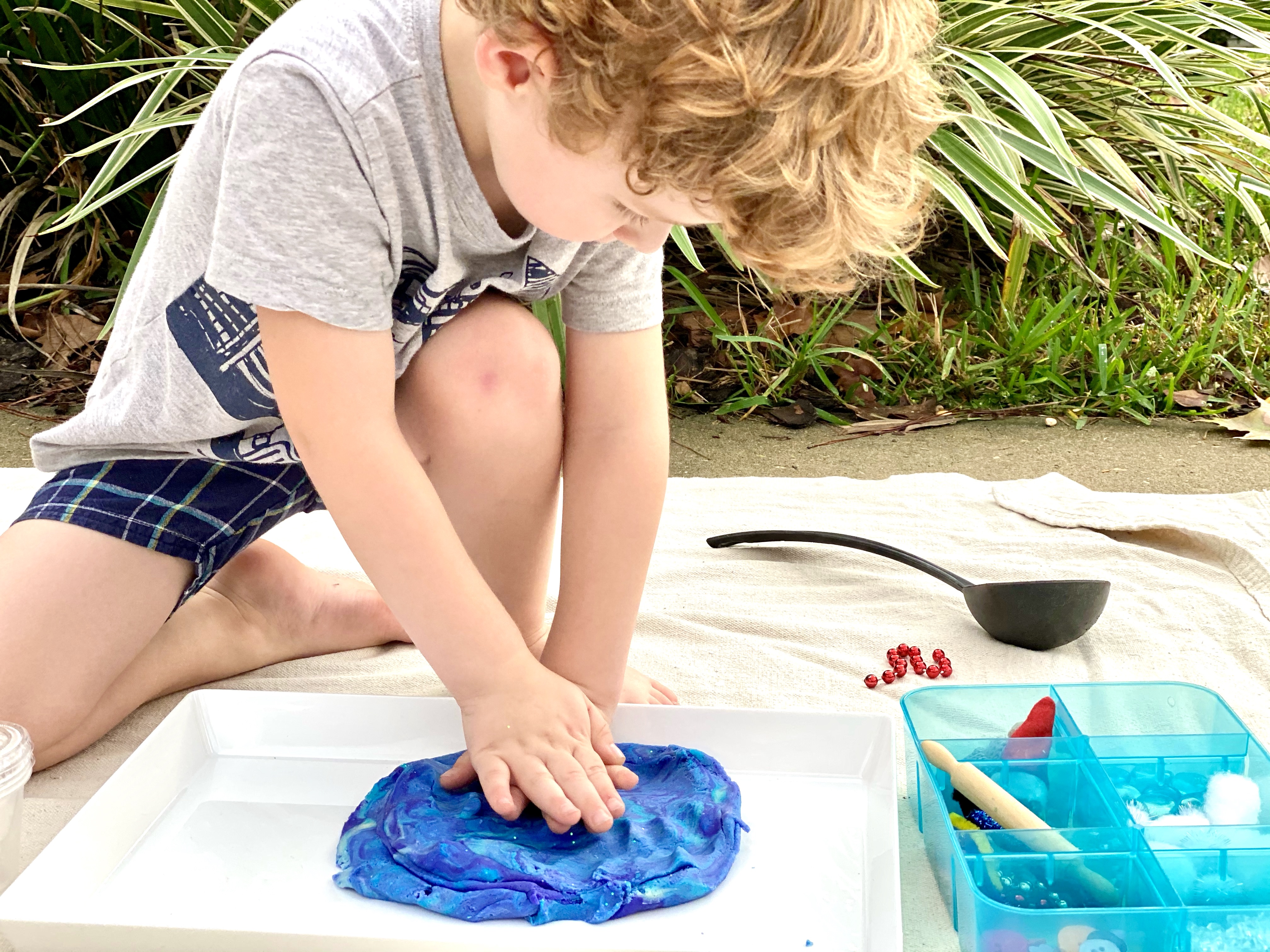 Playing with Snowman Sensory Kit