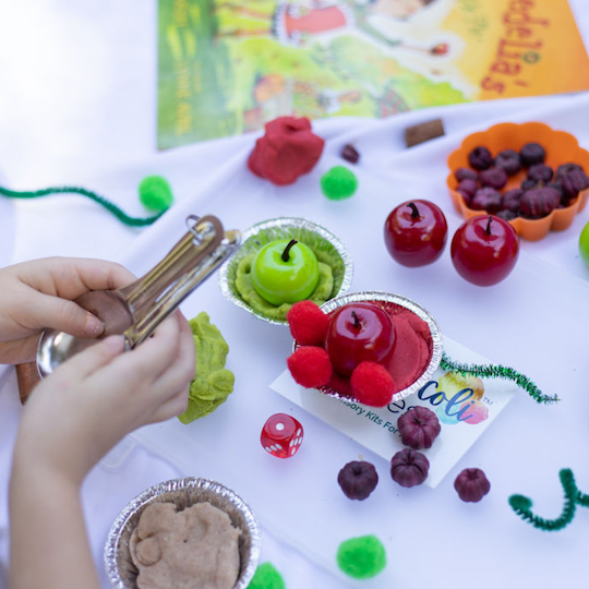 Apple Pie Sensory Play