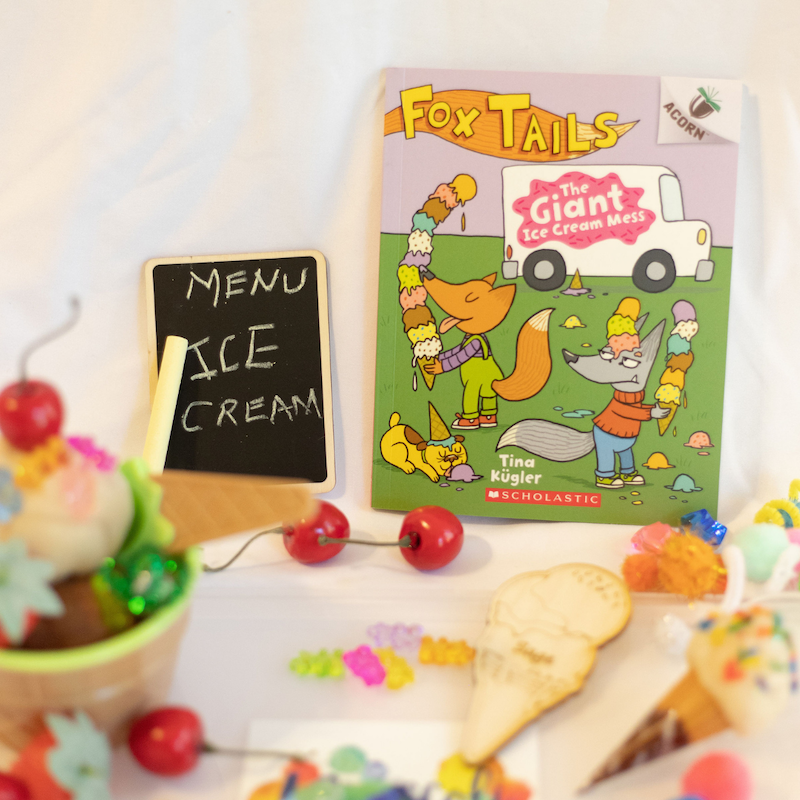 Ice cream sensory kit + book