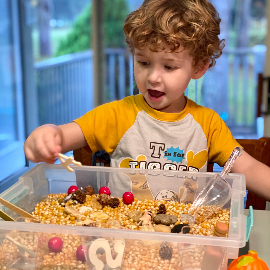 Fall Sensory Play