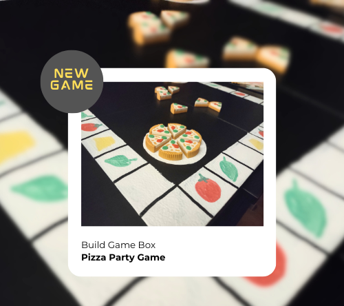 Tabletop game design Pizza Party