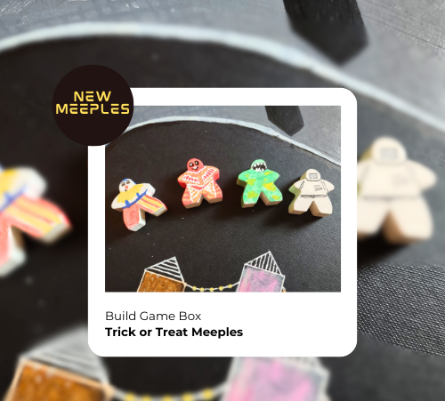 Custom game design meeples 