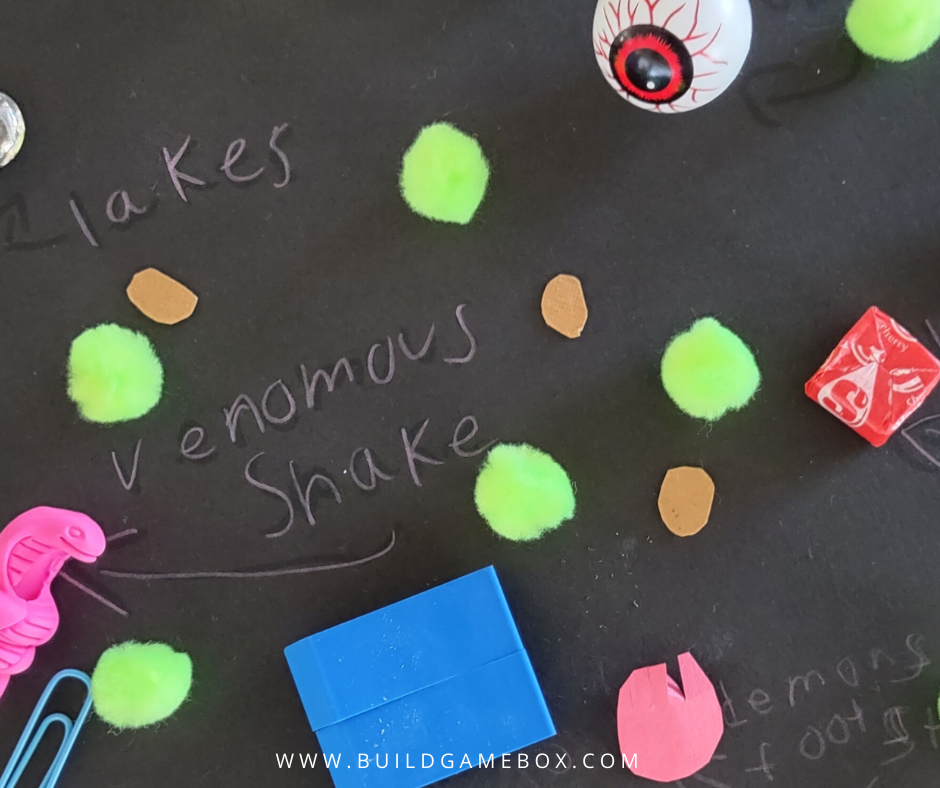 Tabletop Game Prototype Venemous Snake tabletop game prototype