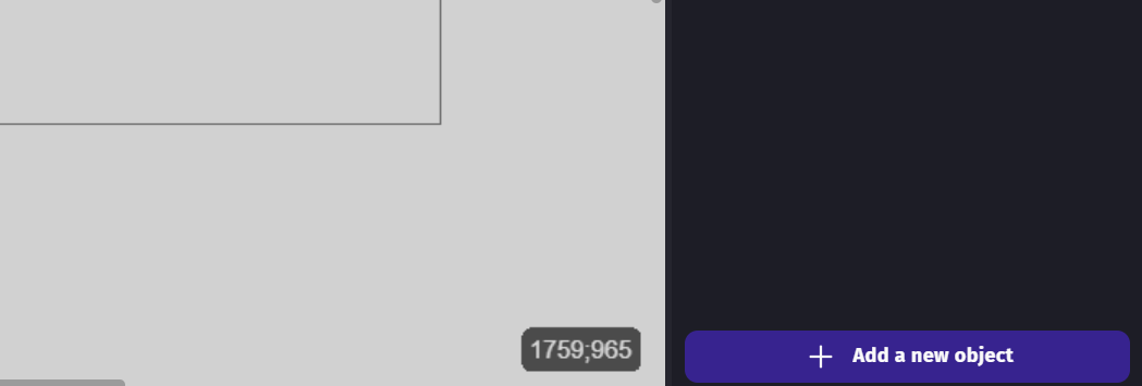 GDevelop create new object UI Create new object UI in GDevelop