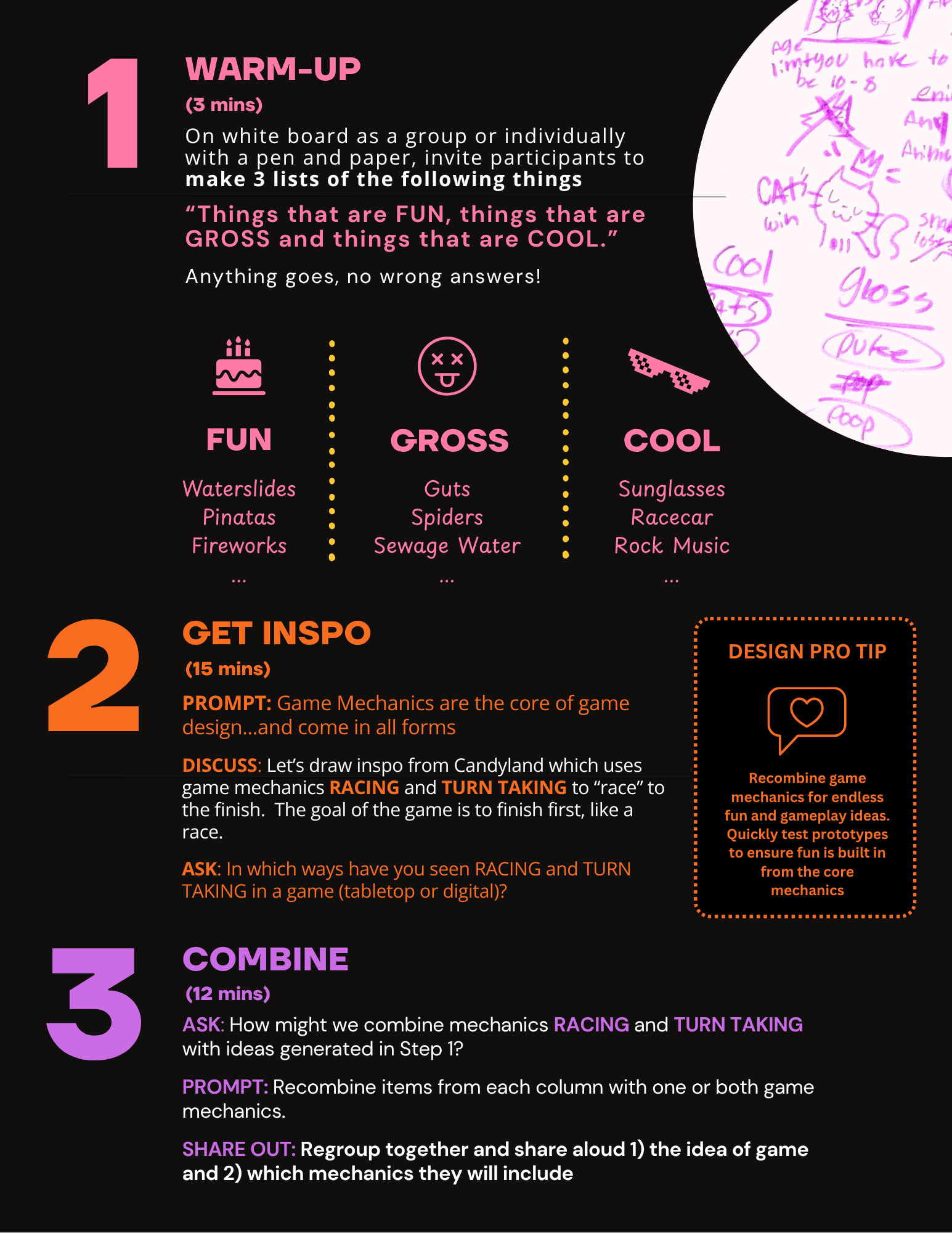 Lesson Plan Game Ideation and Concepts