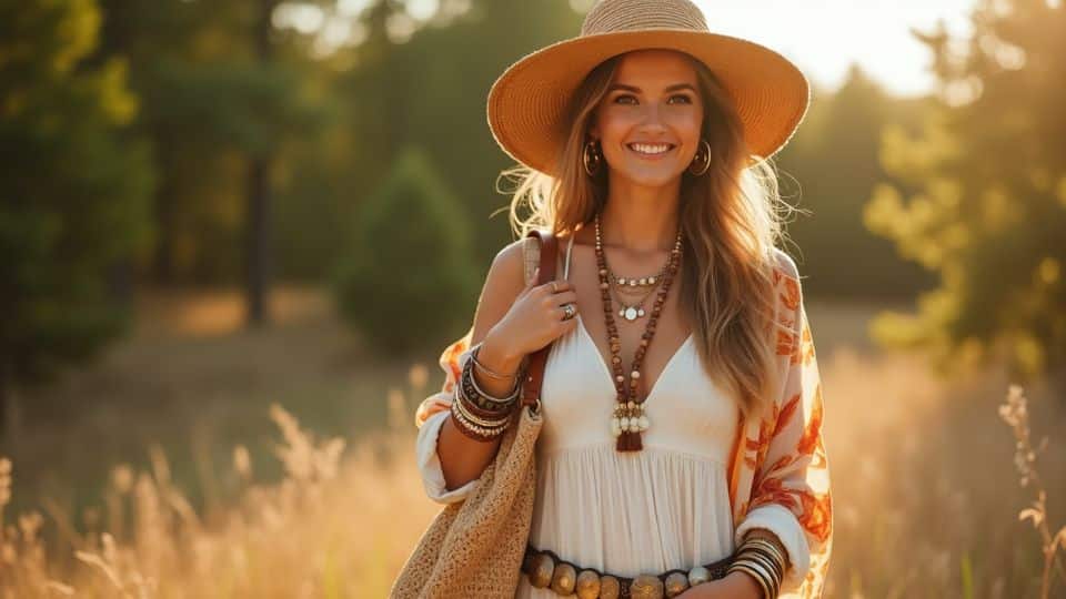 15 Accessoires hippie chic indispensables pour un style bohème en 2025