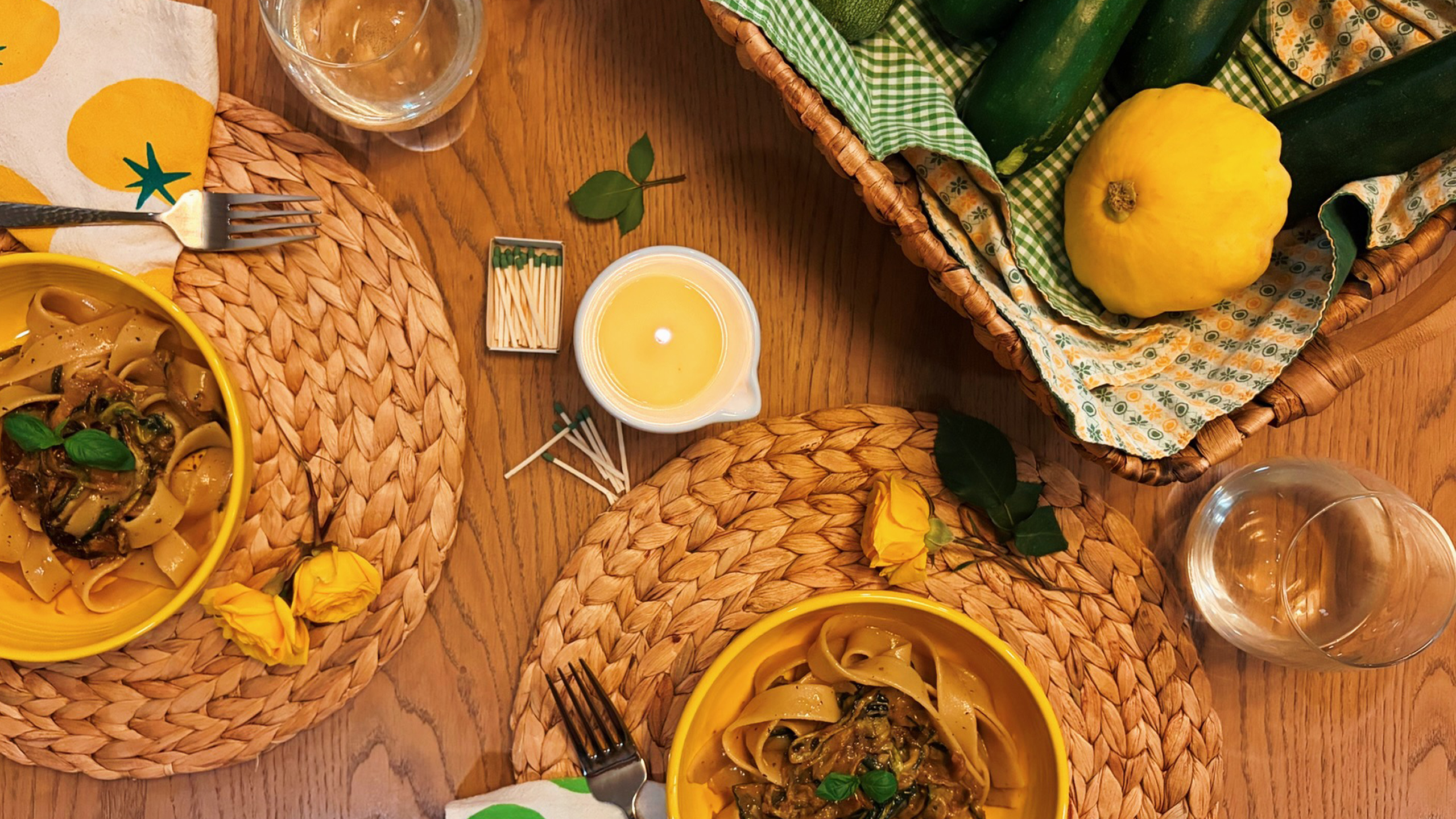 Pappardelle alla Nerano Noir 🕯️🖤