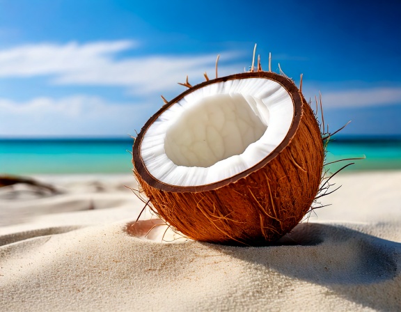 1475-firefly-une-noix-de-coco-fraichement-ouverte-repose-sur-un-drap-de-sable-blanc-6-17487616645409.jpeg