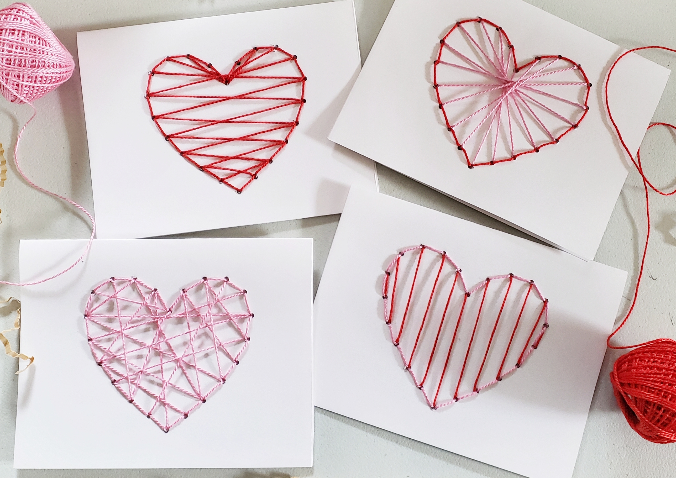 Handmade Stitched Cards