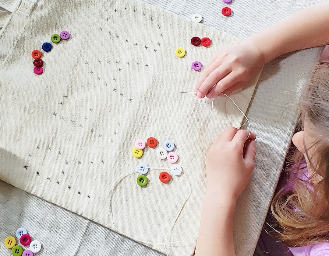 The Art of Sewing Buttons