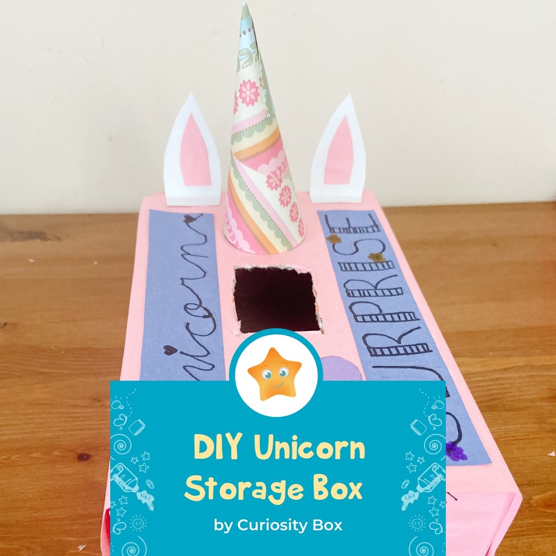 DIY Unicorn Storage Box