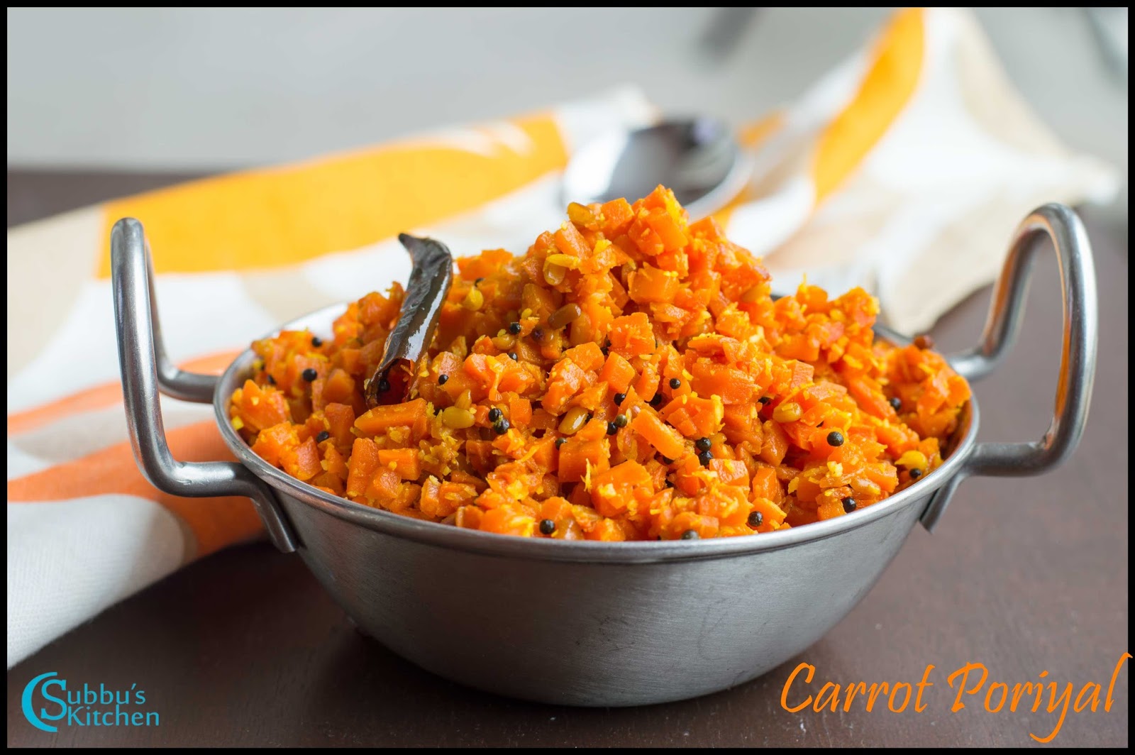 Carrot poriyal