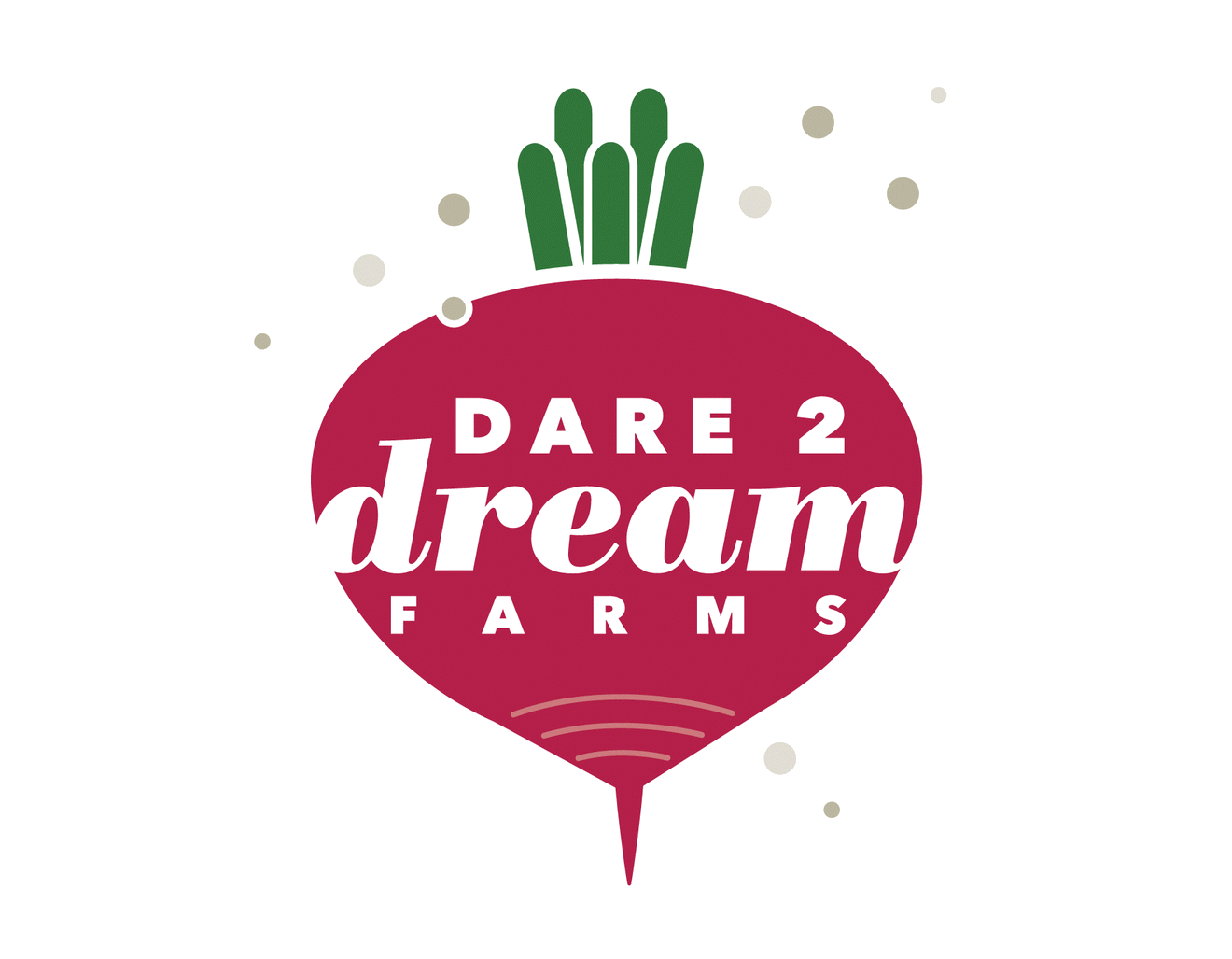 Dare 2 Dream Farms Rad Radish Logo
