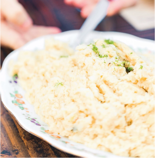 Forget Mashed Potatoes. This Parsnip & Cauliflower Mash will change your life.