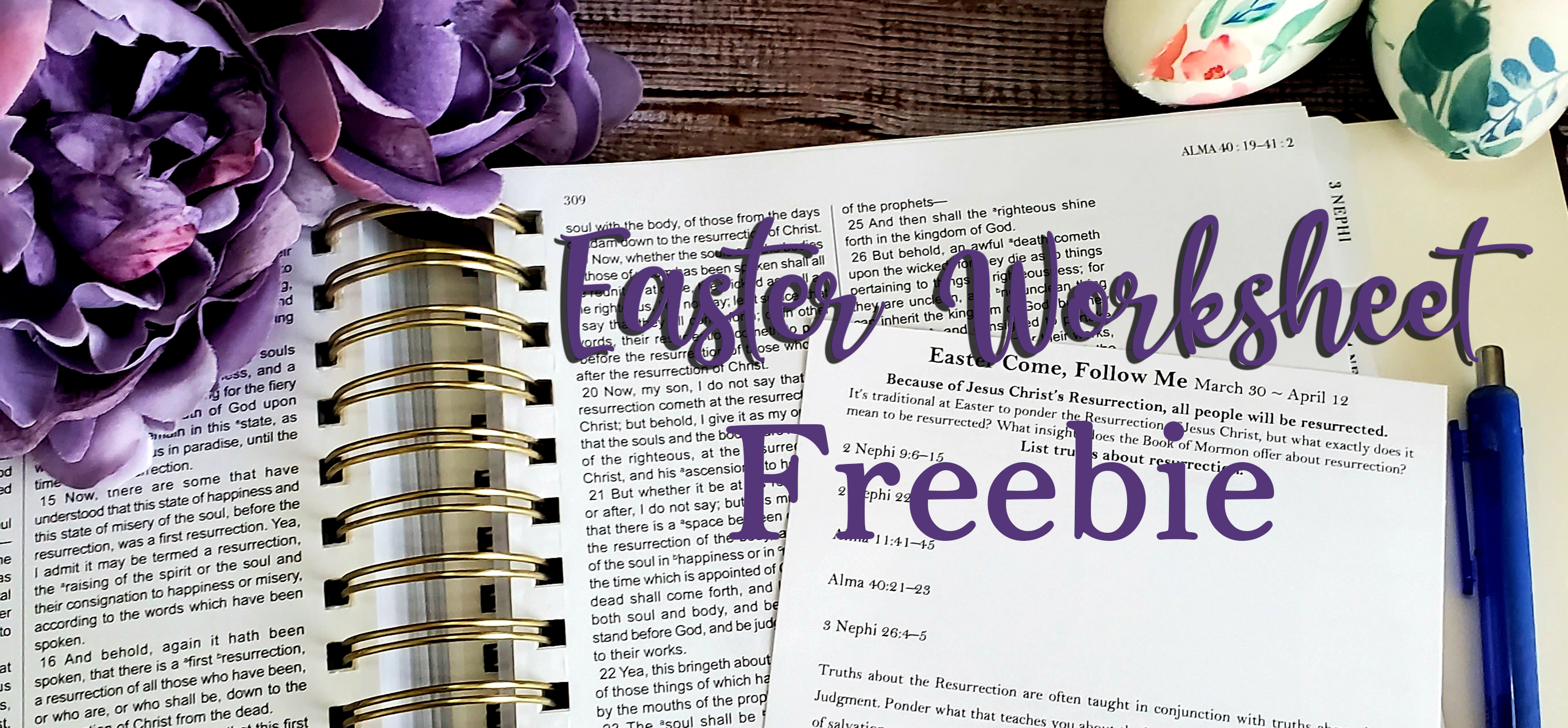 Easter Study for Come, follow Me