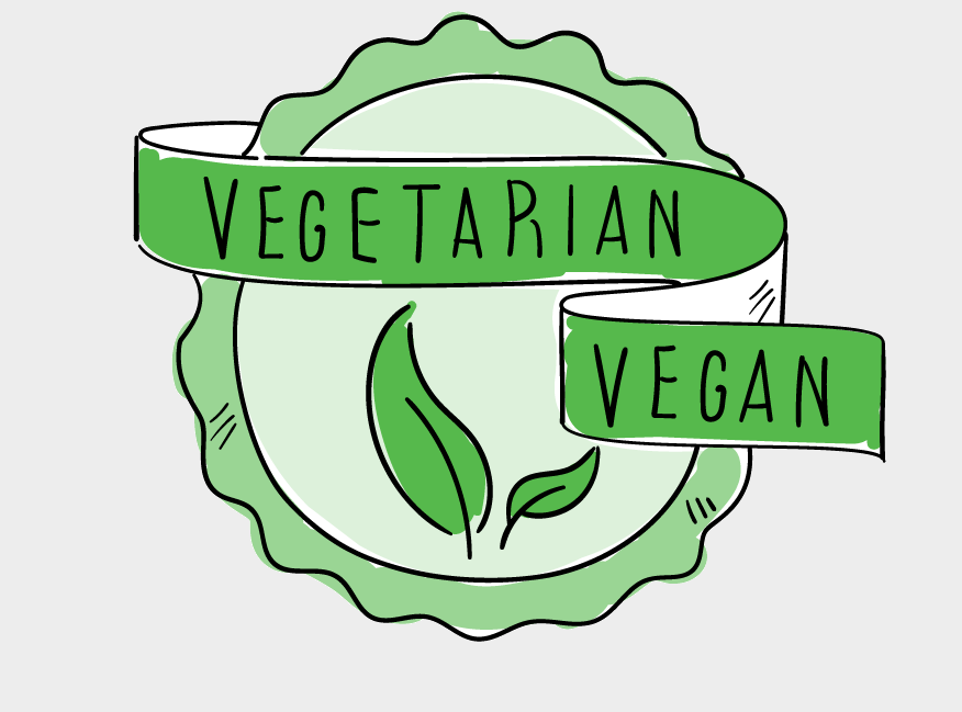 Vegan and Vegetarian Options Available