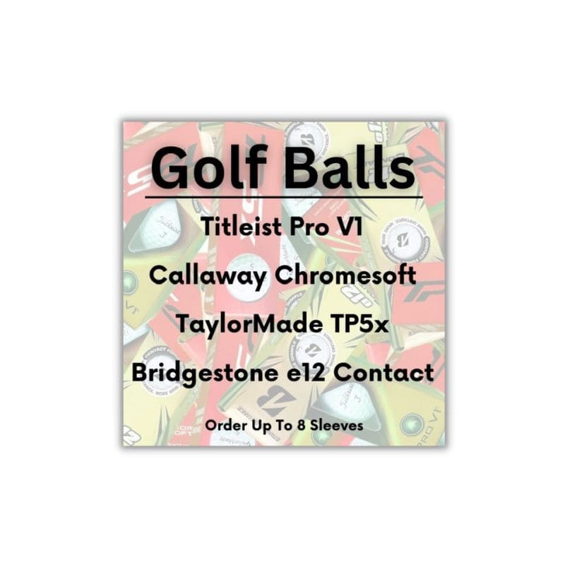 Type of Golf Balls Graphic