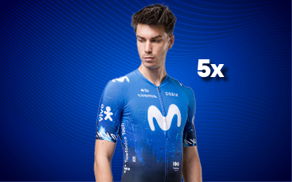 5x Gobik Movistar Team 2024 Jerseys - Prize Draw 5x Gobik Movistar Team 2024 Jerseys - Prize Draw