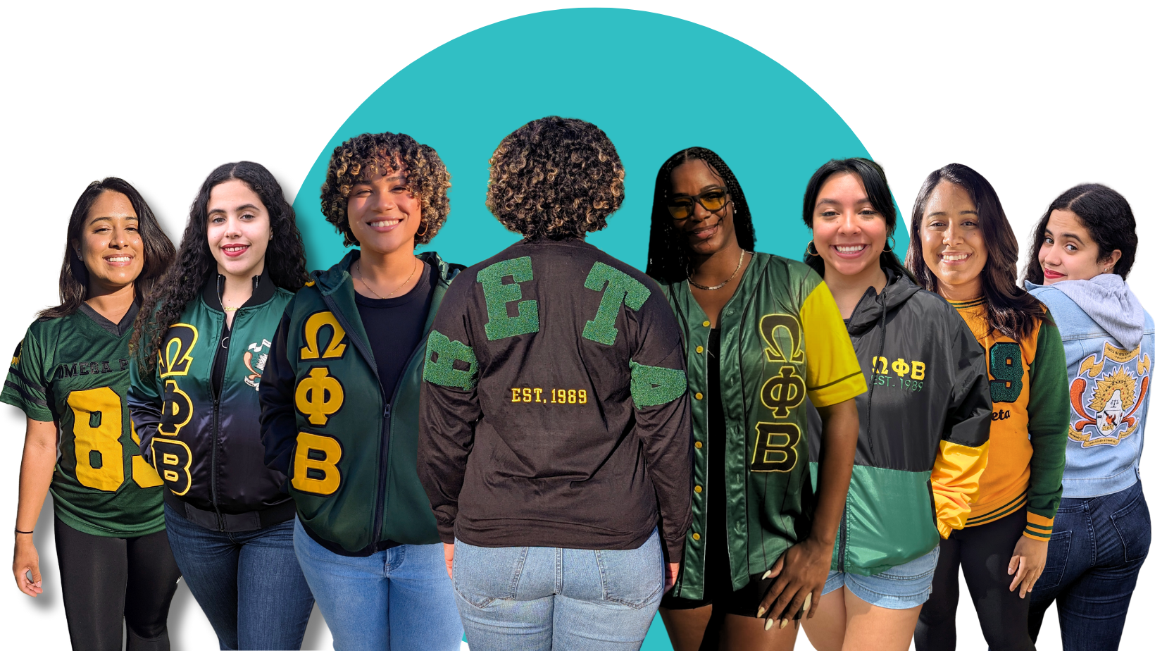 Omega Phi Beta Custom Para Merch