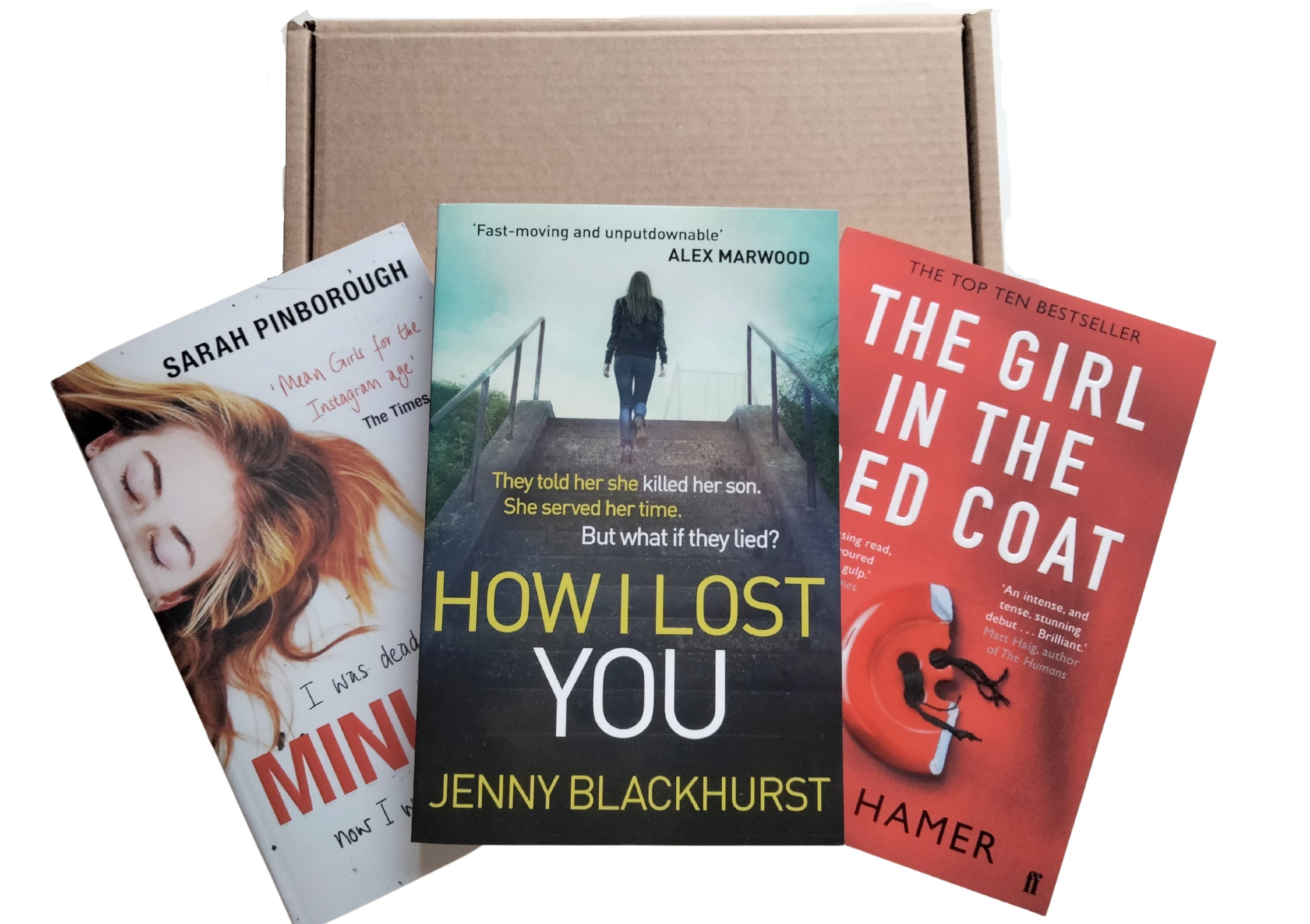 Thrillers and Crime Book Subscription Box UK Crime books, thriller books, mystery books, book boxes UK