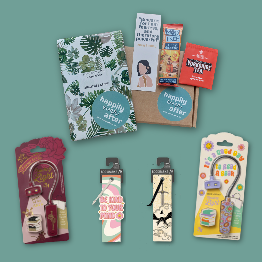 Gifts for Bookworms - bookmarks, booklights and one-off gift book boxes