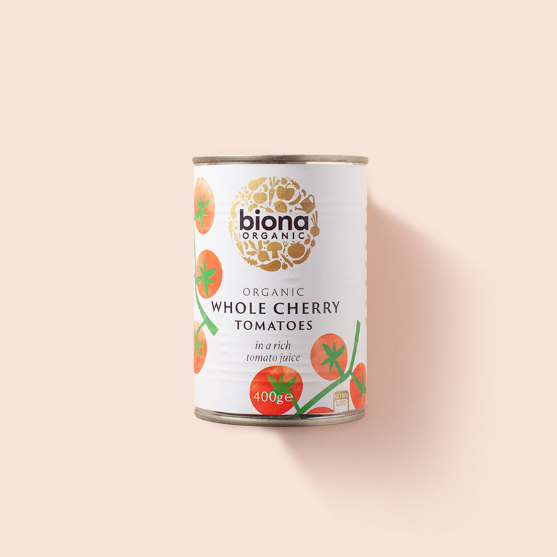 Biona Organics | Kirsikkatomaatteja tomaattimehussa 
