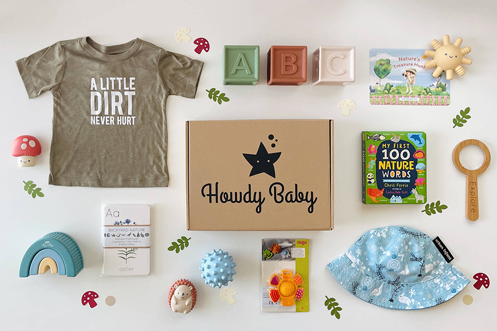 Howdy Baby mommy and me gift box