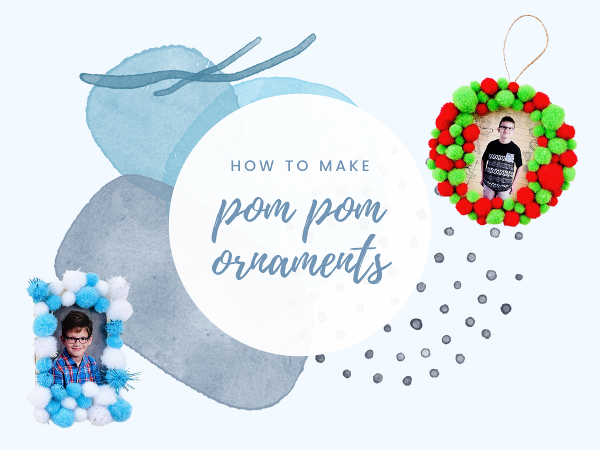 Pom Pom Christmas Ornament DIY Tutorial