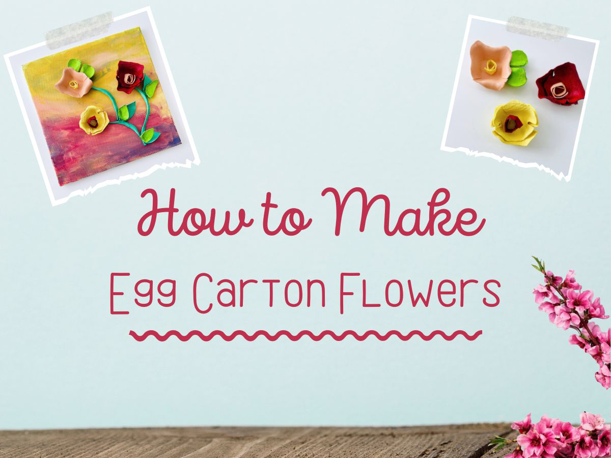 Recycled Flower Crafts for Kids