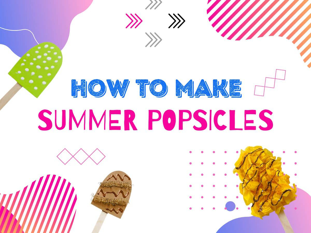 Summer Popsicle Craft for Kids
