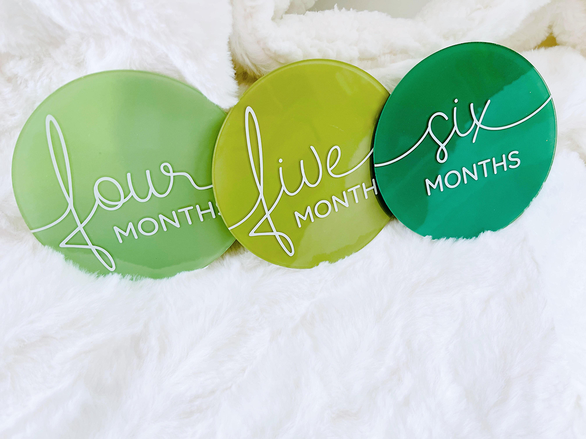 baby milestone marker discs