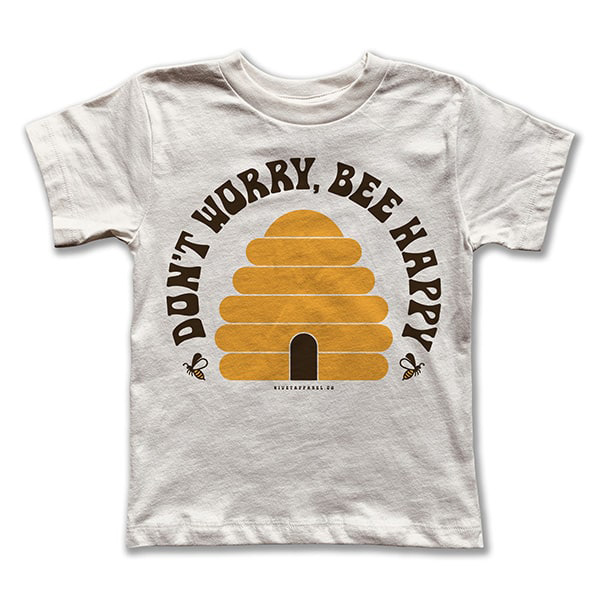 bee t-shirt for toddlers and kids