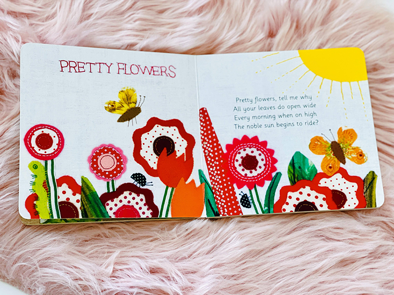 Garden Rhymes best Spring themed board book for babies