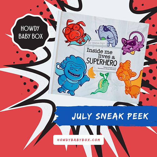 Howdy Baby children's subscription box July 2022 sneak peek 1