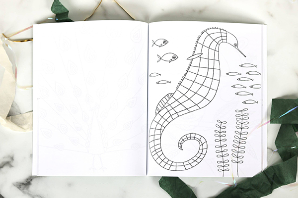spring animals themed coloring book for kids