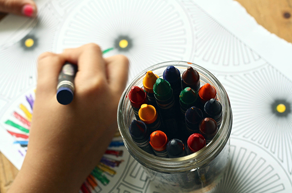 coloring sensory activity ideas for kids