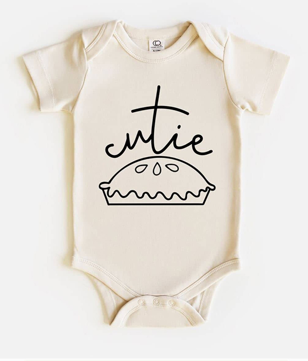 cutie pie baby onesie bodysuit