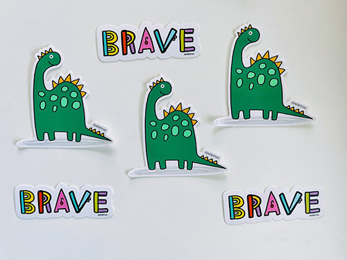 vinyl dinosaur stickers