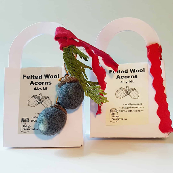 diy felt acorn kids kit